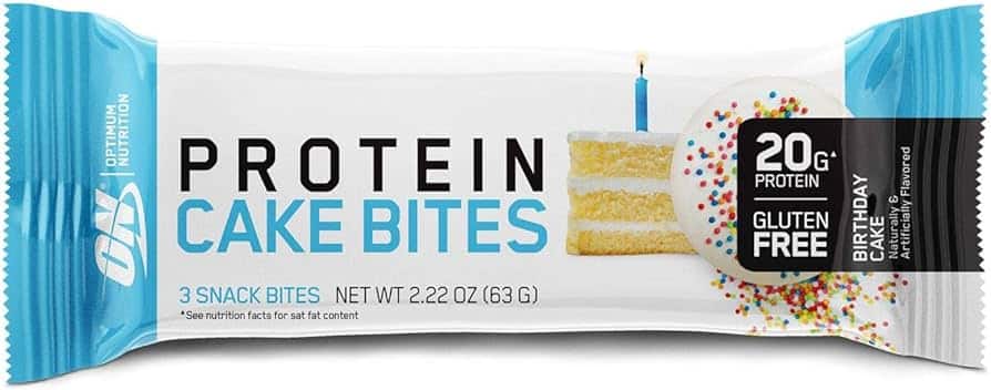 optimum nutrition cake bites