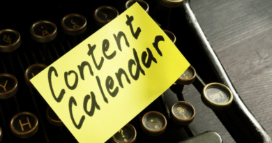 blog content calendar