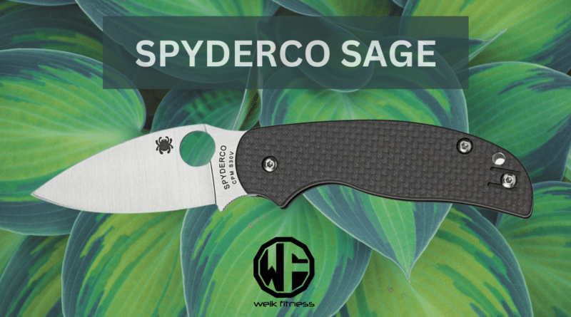 Spyderco Sage: A Review of a Gifted EDC Blade