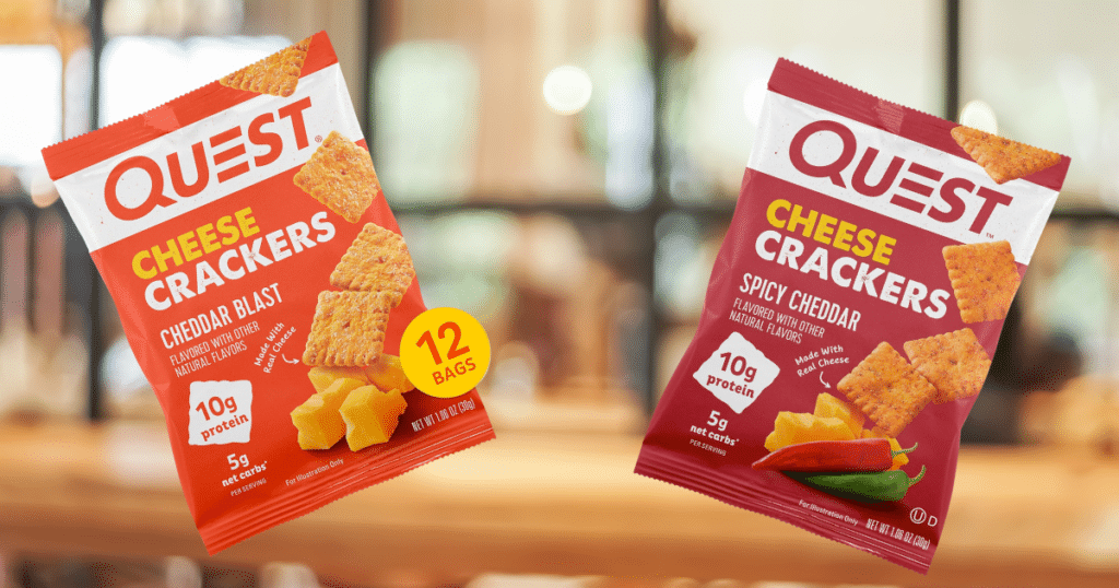 quest cheese crackers