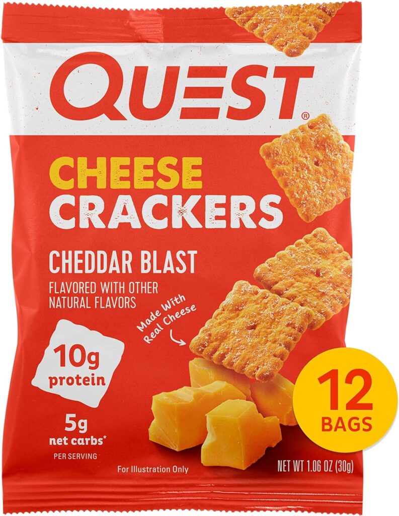 quest cheese crackers