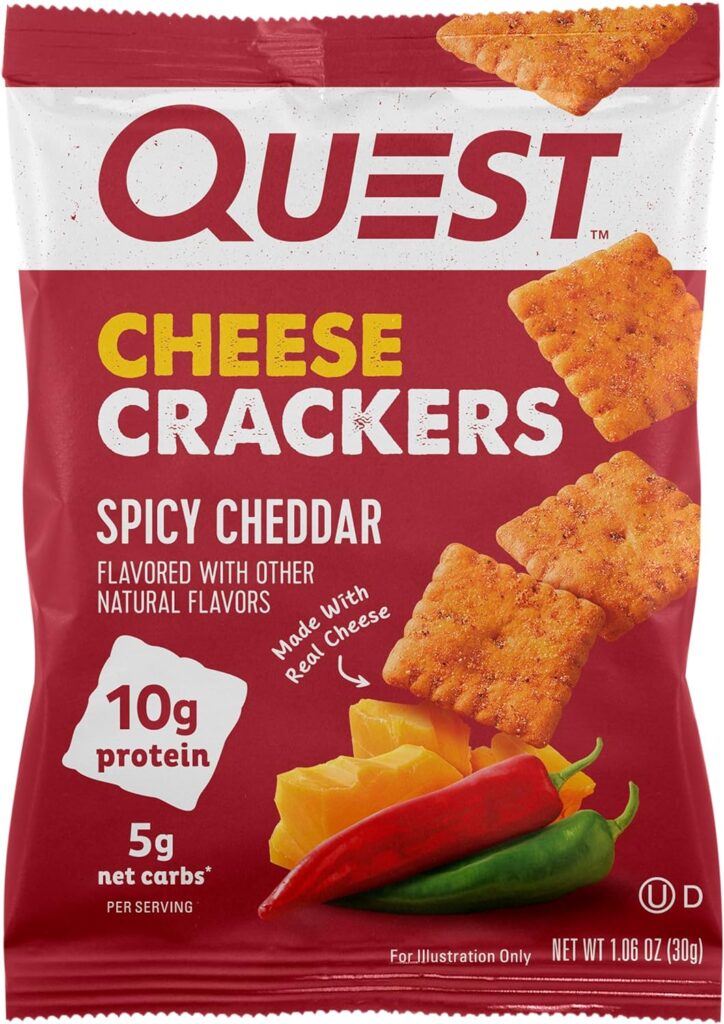 quest cheese crackers