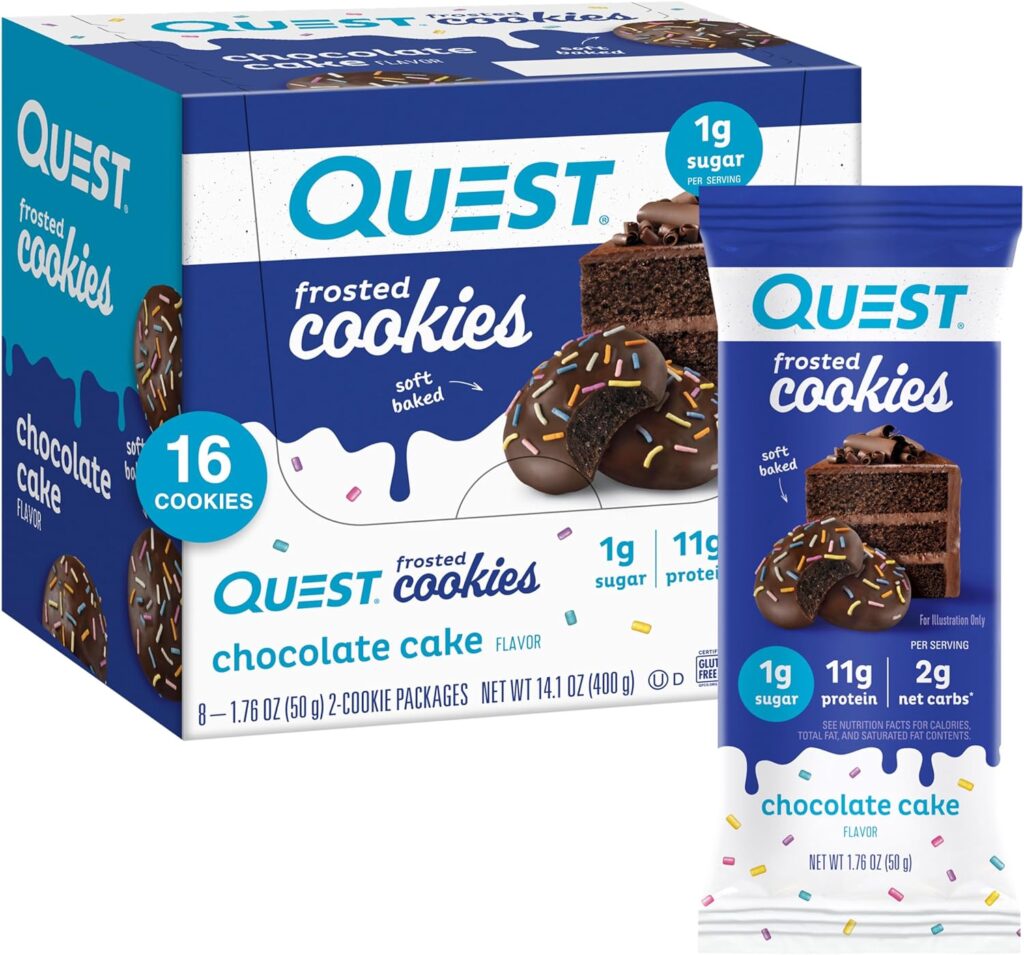 quest frosted cookies chocolate cake