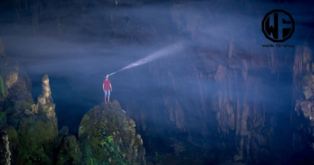 light up a cave